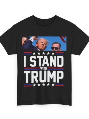 Stand With Him Trump 2024 Shirt Shooting At Trump Rally Shirt Shooting Suspect Trump Shirt riracha 3