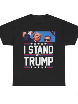 Stand With Him Trump 2024 Shirt Shooting At Trump Rally Shirt Shooting Suspect Trump Shirt riracha 4