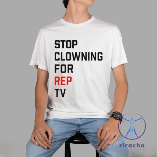 Taylor Swift Wearing Stop Clowning For Rep Tv Shirt Stop Clowning For Rep Tv Shirt Eras Tour riracha 4