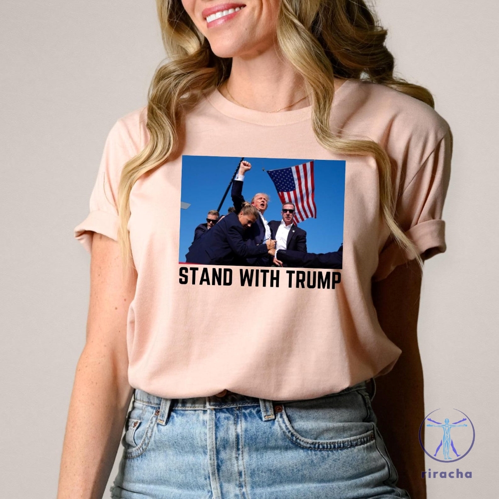 Stand With Trump Shirt They Missed Trump Rally Shirt The Return Make America Great Again Sweatshirt Trump 2024 Shirt