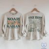 Vintage Sides Stick Season Tour 2024 Sweatshirt Noah Kahan 2024 Setlist Shirt Setlist Noah Kahan Shirt riracha 1