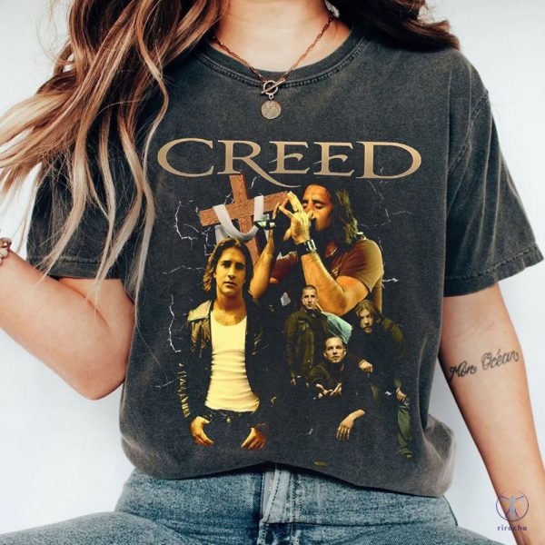 Retro Creed Band Bootleg T Shirt Creed Merch Shirt Creed Tour Shirt Creed Band T Shirt Creed Shirts riracha 1