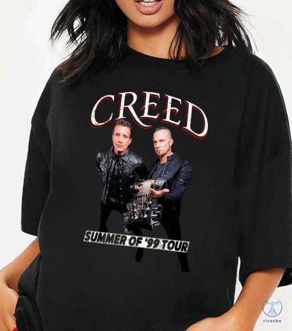 2024 Creed Tour Shirt Creeds Summer Of 99 Tour T Shirt Creed Merch Creed Tour Creed Tour 2024 Creed Band T Shirt riracha 2