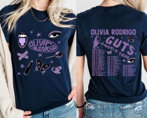 Olivia Rodrigo Guts Tour 2024 Shirt The Guts World Tour 2024 Shirt Olivia Rodrigo T Shirt Olivia Rodrigo Shirt riracha 2