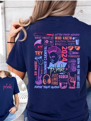 Pink Singer Summer Carnival 2024 Tour Shirt 2024 Pnk Concert Sweatshirt Pink Fan Shirt riracha 3