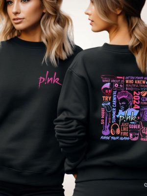 Pink Singer Summer Carnival 2024 Tour Shirt 2024 Pnk Concert Sweatshirt Pink Fan Shirt riracha 4