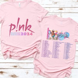 Pink Singer Summer Carnival 2024 Tour Shirt Pink Fan Lovers Shirt Pink Tour 2024 Pink Summer Carnival 2024 Setlist riracha 3