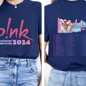 Pink Singer Summer Carnival 2024 Tour Shirt Pink Fan Lovers Shirt Pink Tour 2024 Pink Summer Carnival 2024 Setlist riracha 5