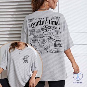 Vintage Zach Quittin Time Tour 2024 Shirt Zach Bryan Quittin Time Tour Merch Shirt Quittin Time Tour Merch Shirt riracha 5