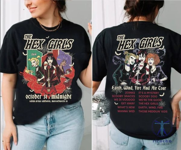 Vintage The Hex Girls Tour Rock Band Shirt The Hex Girls Shirt Hex Girls Concert Shirt riracha 1