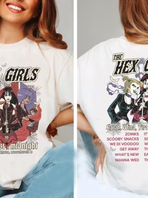 Vintage The Hex Girls Tour Rock Band Shirt The Hex Girls Shirt Hex Girls Concert Shirt riracha 2