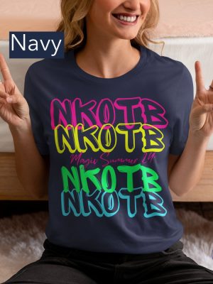 Nkotb Magic Summer 2024 Shirt Neon Nkotb Shirt New Kids On The Block Shirt Retro Nkotb Group Tour riracha 5