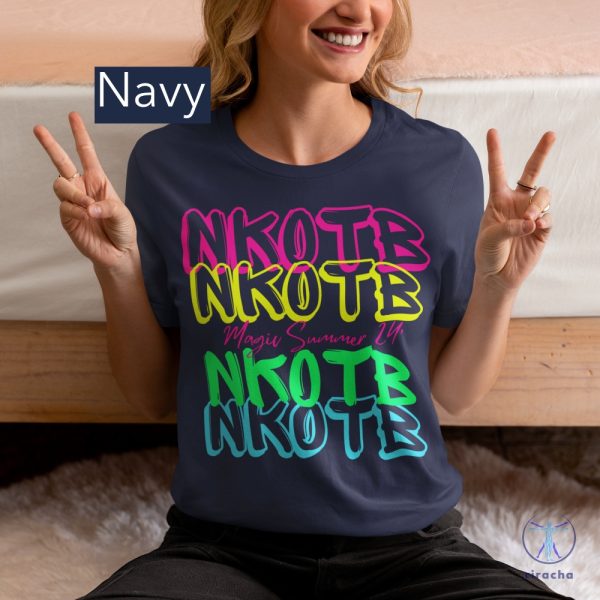 Nkotb Magic Summer 2024 Shirt Neon Nkotb Shirt New Kids On The Block Shirt Retro Nkotb Group Tour riracha 5