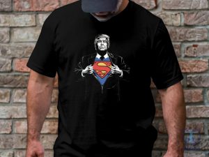 Trump Assassination Attempt Trump Shooting Superman Hero Parody T Shirt Trump Superman T Shirt riracha 2