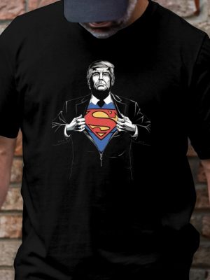 Trump Assassination Attempt Trump Shooting Superman Hero Parody T Shirt Trump Superman T Shirt riracha 2