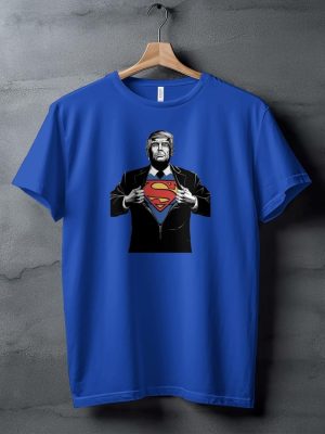 Trump Assassination Attempt Trump Shooting Superman Hero Parody T Shirt Trump Superman T Shirt riracha 4