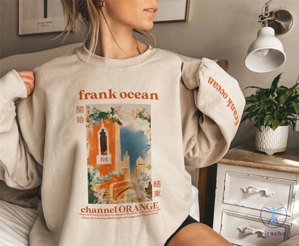 Channel Orange Sweatshirt Frank Sweatshirt Blonde Album Graphic Tee riracha 1