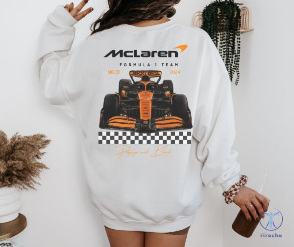 Mclaren 2024 Formula One Crewneck Unisex Sweatshirt Mclaren Sweatshirt riracha 1