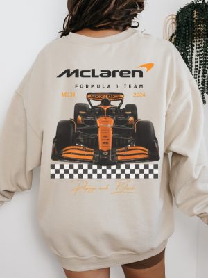 Mclaren 2024 Formula One Crewneck Unisex Sweatshirt Mclaren Sweatshirt riracha 4