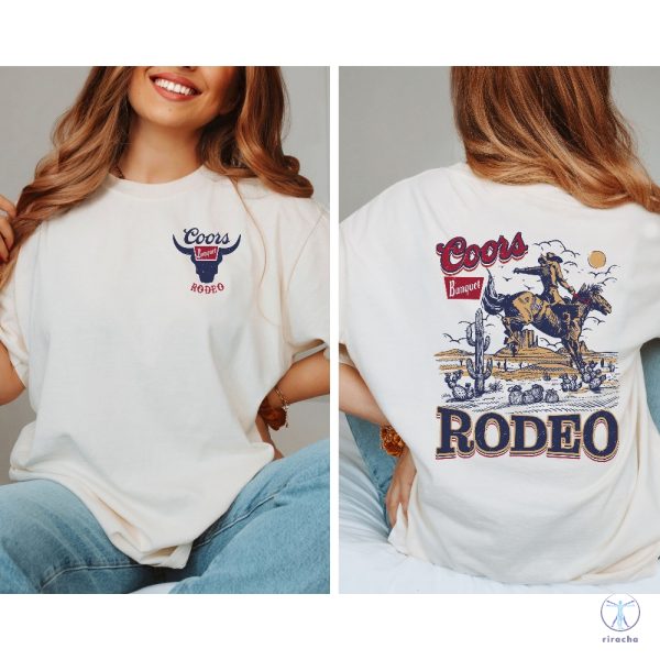 Coors Rodeo 90S Cowboy T Shirt Vintage 2000S Graphic Western Shirt Retro Coors Shirt Coors Tshirt Coors Shirts riracha 2