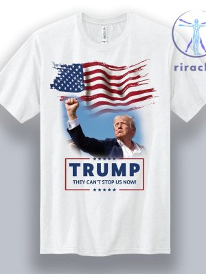 Trump Survives Bullet T Shirt I Will Take A Bullet For This Country They Cant Stop Us Now Shirt riracha 3