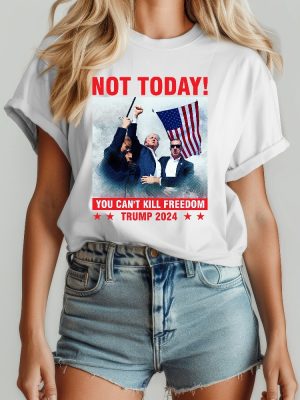 Donald Trump Shooting Shirt Trump Assassination Attempt Shirt You Cant Kill Freedom riracha 2