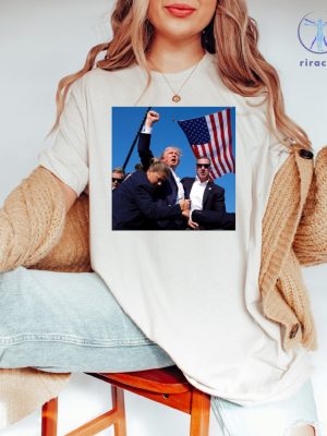 Trump Shot Rally Shirt Attempt On Trump Tshirt Donald Trump Pennsylvania Rally Security T Shirt Donald Trump Shirt riracha 2