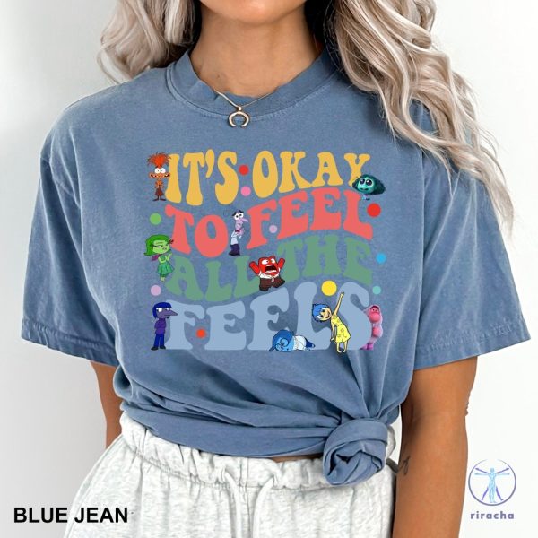 Disney Inside Out Its Ok To Feel Shirt Disney Shirt Joy Inside Out Shirt Disgust Inside Out 2 Shirt riracha 3