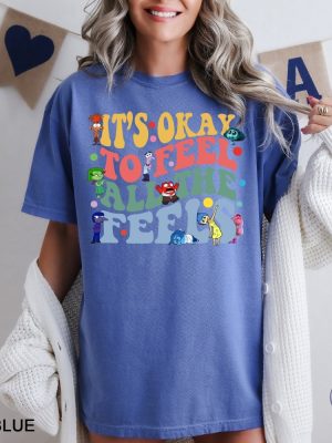 Disney Inside Out Its Ok To Feel Shirt Disney Shirt Joy Inside Out Shirt Disgust Inside Out 2 Shirt riracha 6