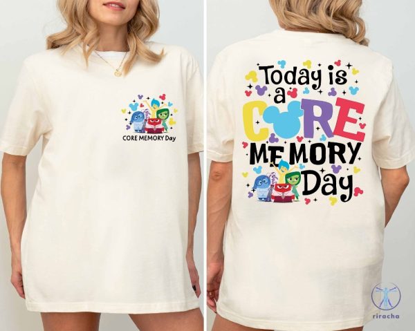 Today Is A Core Memory Day Shirt Disney Inside Out Shirt Disney Plus Envy Inside Out 2 Shirt riracha 3