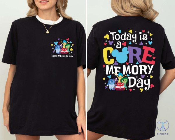 Today Is A Core Memory Day Shirt Disney Inside Out Shirt Disney Plus Envy Inside Out 2 Shirt riracha 5