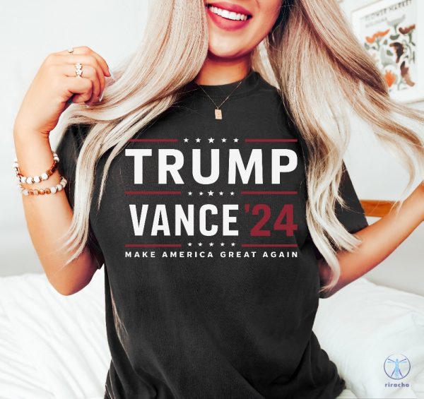 Trump 2024 Shirt Trump Vance 24 Shirt President Trump Jd Vance Shirt Republican Shirt riracha 2