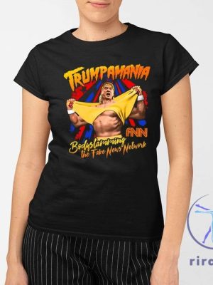 Trump Wrestling Meme Fake News Trumpamania Shirt Hulk Hogan Trump Shirt Hulkamania Shirt riracha 2