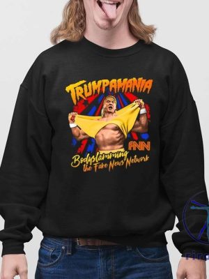 Trump Wrestling Meme Fake News Trumpamania Shirt Hulk Hogan Trump Shirt Hulkamania Shirt riracha 4