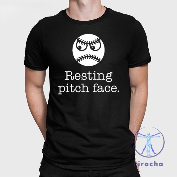 Resting Pitch Face Funny Baseball Shirt Resting Pitch Face Funny Shirt riracha 1