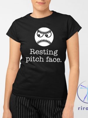 Resting Pitch Face Funny Baseball Shirt Resting Pitch Face Funny Shirt riracha 2