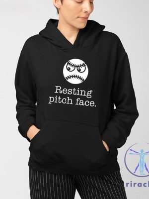 Resting Pitch Face Funny Baseball Shirt Resting Pitch Face Funny Shirt riracha 3