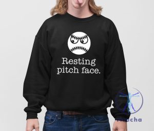 Resting Pitch Face Funny Baseball Shirt Resting Pitch Face Funny Shirt riracha 4