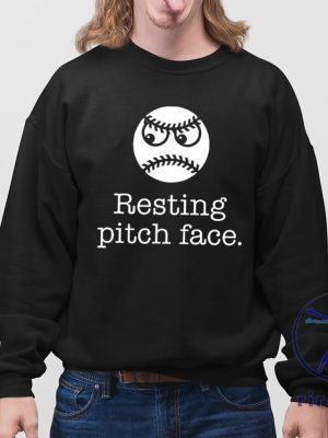 Resting Pitch Face Funny Baseball Shirt Resting Pitch Face Funny Shirt riracha 4