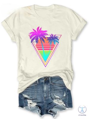 Neon Palm Tree Glow Bright Shirt Neon Palm Tree Glow Bright T Shirt riracha 2