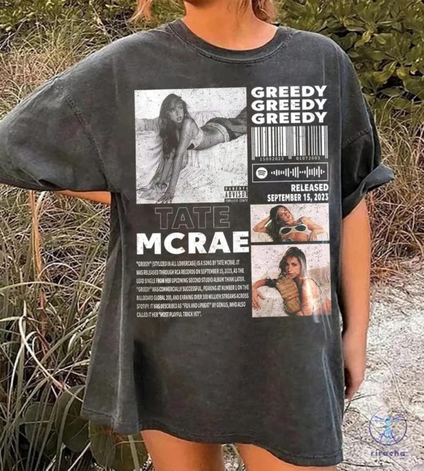 Vintage Tate Mcrae Music Merch Shirt Music Tour 2024 Shirt Gift For Fans Think Later World Tour 2024 riracha 2