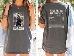 Star Wars The Epic Tour Shirt Star Wars Dart Vader Shirt Vintage Star Wars The Era Tour Shirt riracha 2