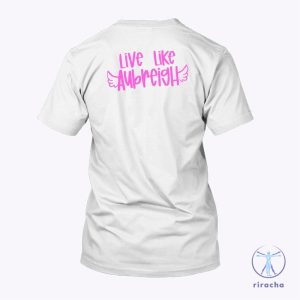 Retro Aubreigh Wyatt Suicide And Bullying Awareness T Shirt Live Like Aubreigh Wyatt Merch Aubreigh Wyatt Shirt riracha 2