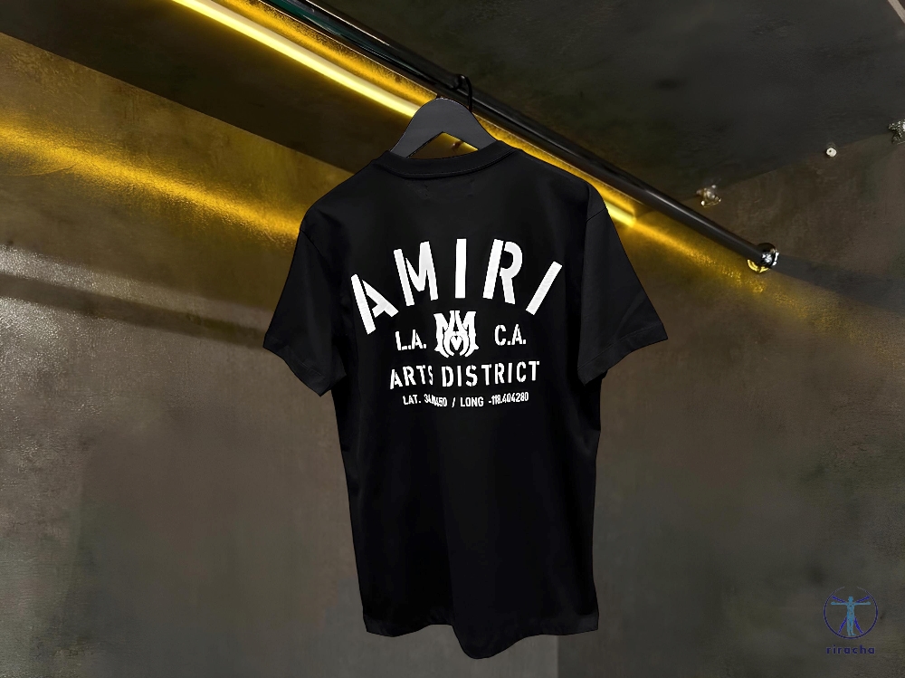 Amiri T Shirt Letter Print Amiri Tee Vintage Amiri Look Logo Shirt Casual Streetwear Sweatshirt Amiri Shirt