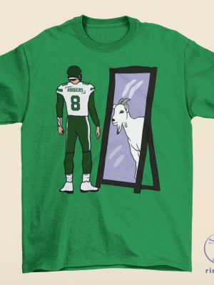 Aaron Rodgers Mirror Goat New York Jets Tshirt Aaron Rodgers Shirt riracha 3