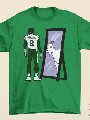 Aaron Rodgers Mirror Goat New York Jets Tshirt Aaron Rodgers Shirt riracha 4