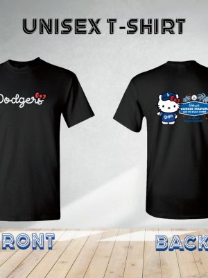 Hello Kitty Dodgers Apparel Hello Kitty Dodgers Hoodie Hello Kitty Dodgers Crewneck Hello Kitty Dodgers Shirt riracha 3