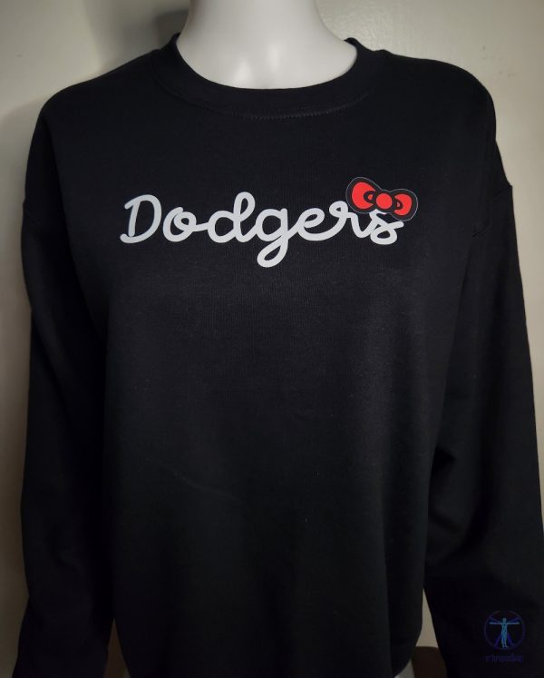 Hello Kitty Dodgers Apparel Hello Kitty Dodgers Hoodie Hello Kitty Dodgers Crewneck Hello Kitty Dodgers Shirt riracha 6