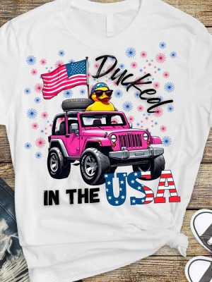 Ducked In The Usa Shirt Jeep Shirt Jeep Sublimation Design Jeep Tee Shirts Gifts For Jeep Lovers riracha 2