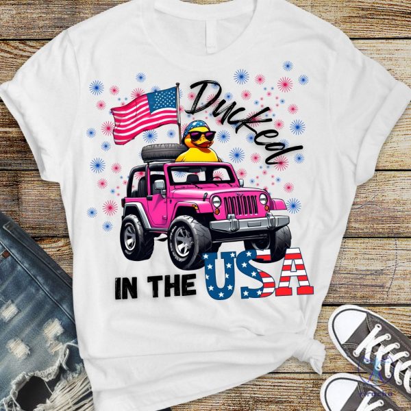 Ducked In The Usa Shirt Jeep Shirt Jeep Sublimation Design Jeep Tee Shirts Gifts For Jeep Lovers riracha 2